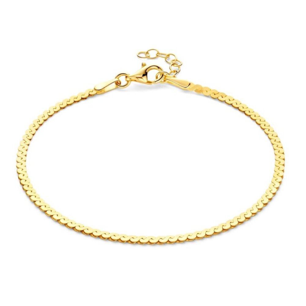 NWT Eva Serpentine Bracelet // 14kt Italian Gold Vermeil